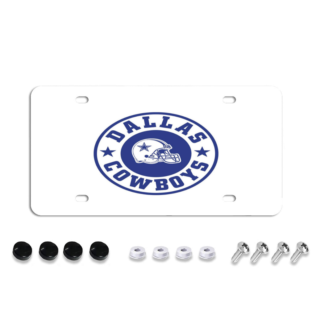 License Plate Covers, Unbreakable Tag Cover to Protect Your Car Front and Rear Plates, Fits All Standard US Plates, Screws Included No.8YWYYH