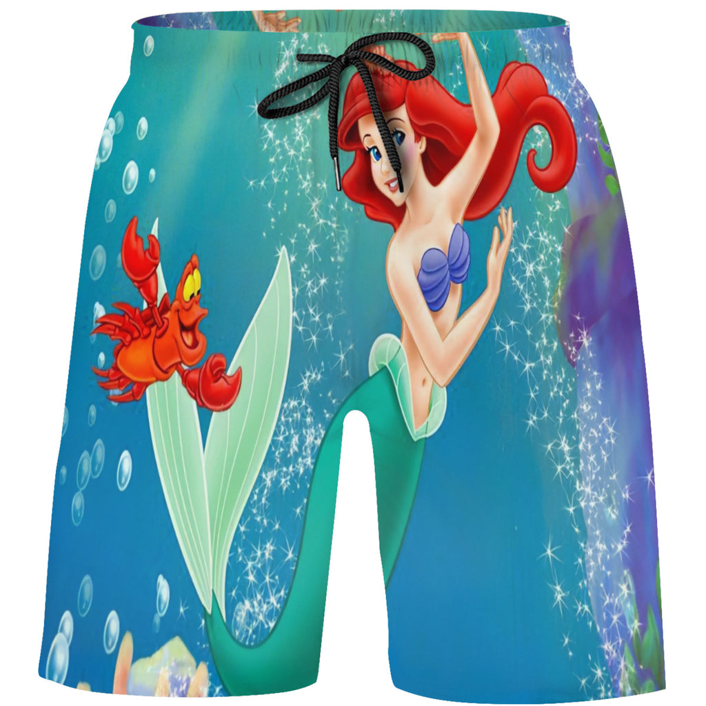 Teen's Swim Trunks Quick Dry Beach Shorts Summer Casual Printing Beach Pants for Boys Girls No.8ZA4ZV