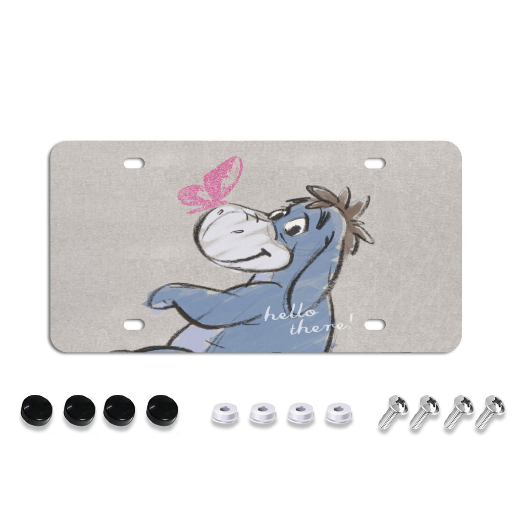 License Plate Covers, Unbreakable Tag Cover to Protect Your Car Front and Rear Plates, Fits All Standard US Plates, Screws Included No.8ZUAAC