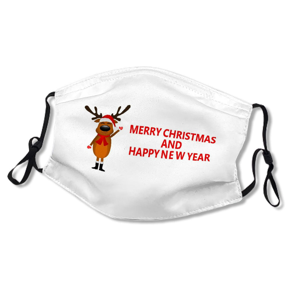 Funny Reindeer In A Scarf For Christmas Smiling No.96IMIM