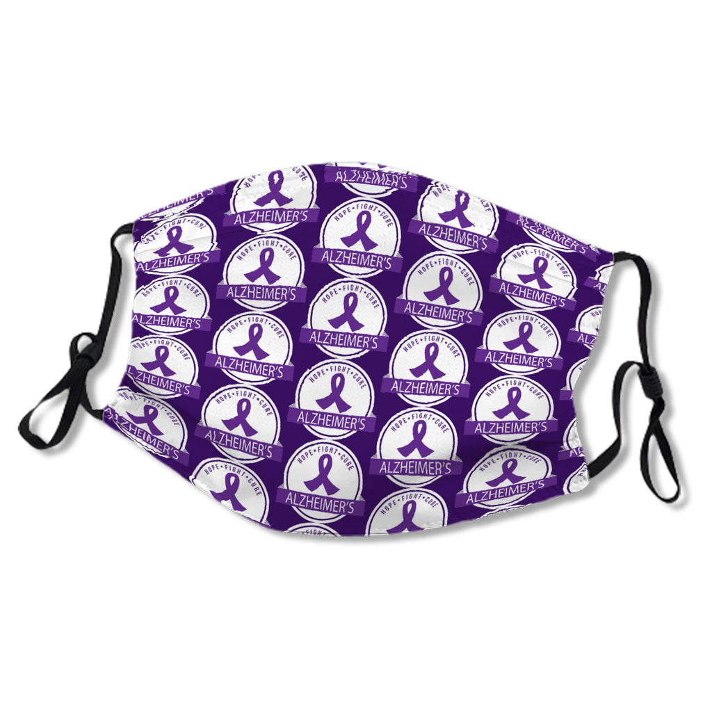 Alzheimers Disease Purple Awareness Ribbon Cloth NO. 96NM8E