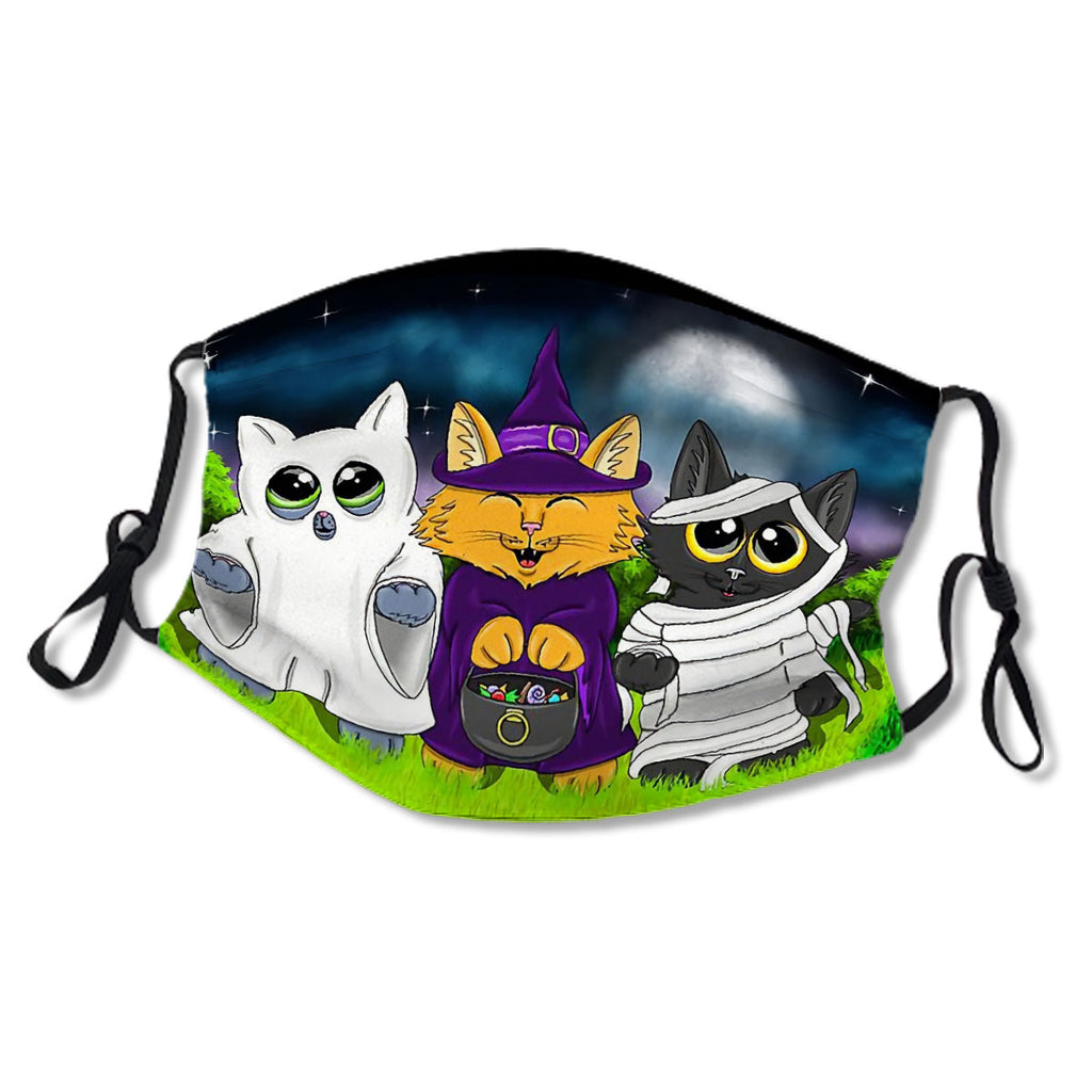 Trick or treat kittens Mask No.9AUV46