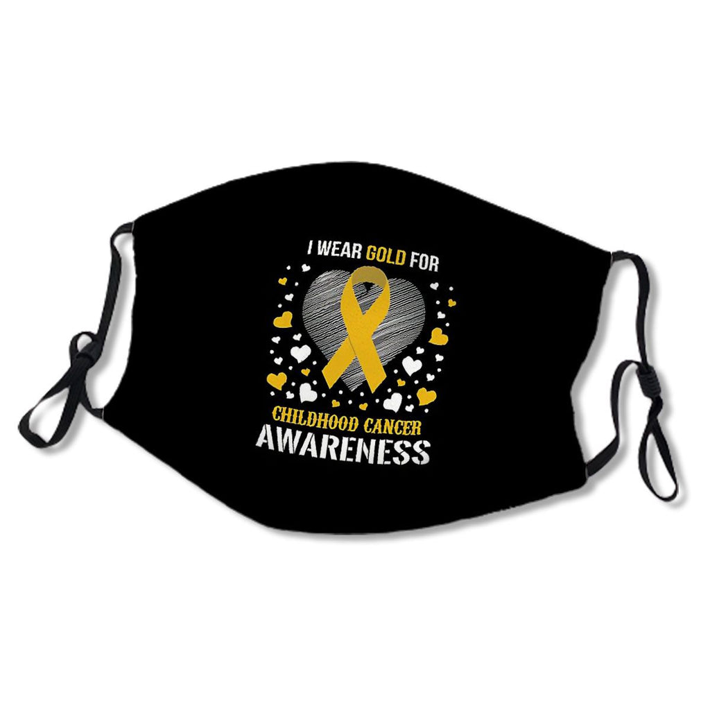 I Wear- Childhood Cancer Awareness Gifts for Women Childhood Cancer Support Ribbon No.9FVQJ6