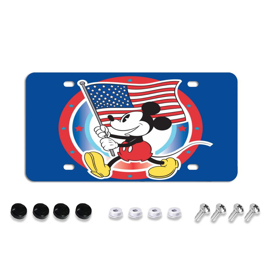 License Plate Covers, Unbreakable Tag Cover to Protect Your Car Front and Rear Plates, Fits All Standard US Plates, Screws Included  No.9HWRIB