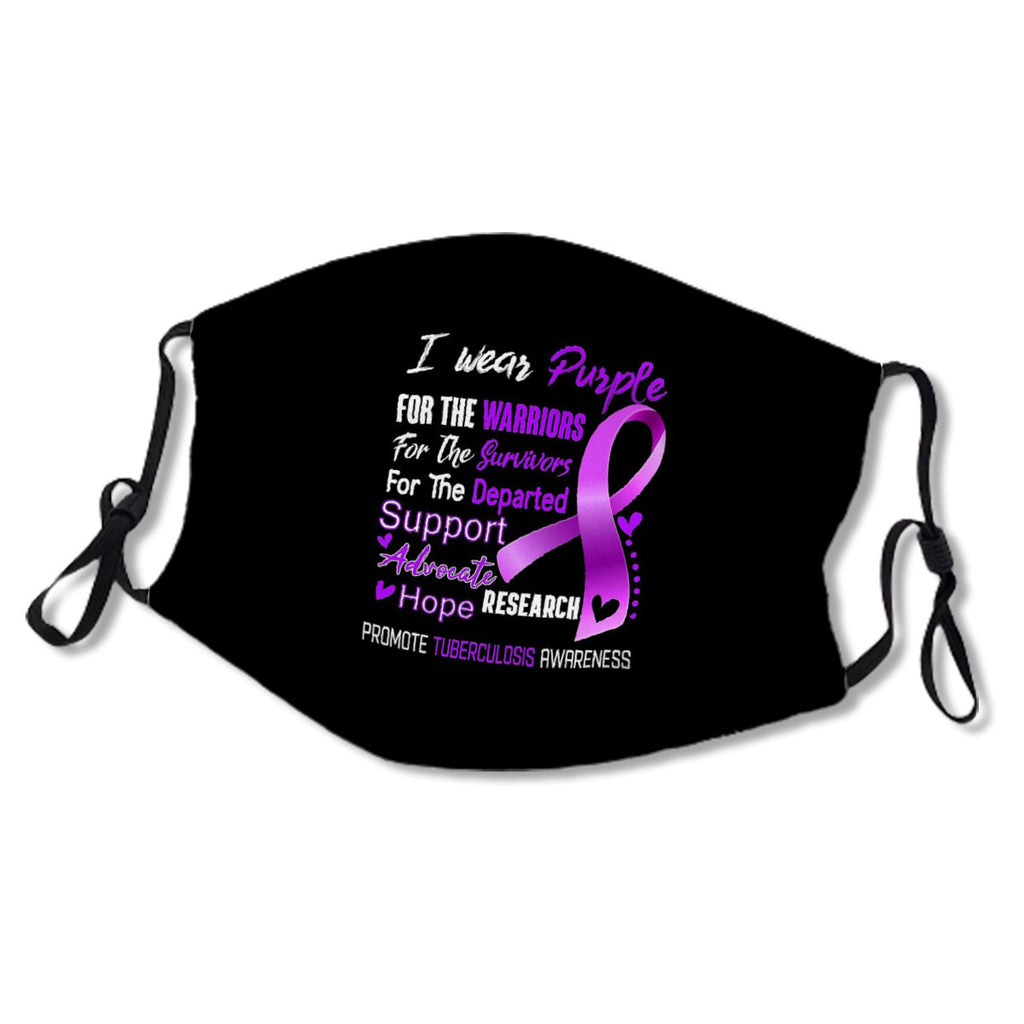 I Wear Puple For The Tuberculosis Warriors Support Tuberculosis Fighter No.9T56V7