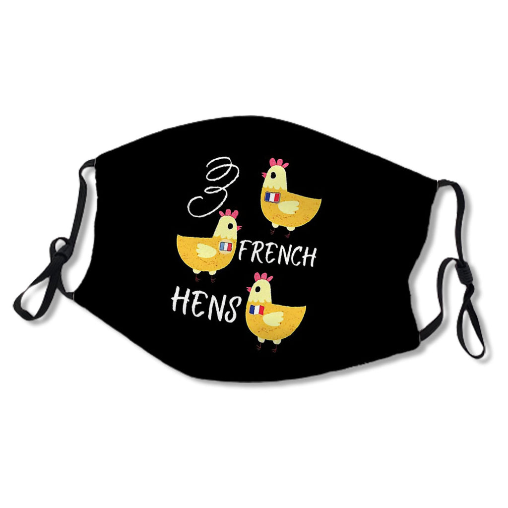 Coloured Three French Hens France Flags and Medals No.9WUG2A