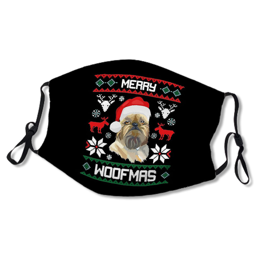 Brussels Griffon Dog Merry Woofmas Christmas Gift No.9X9EO9