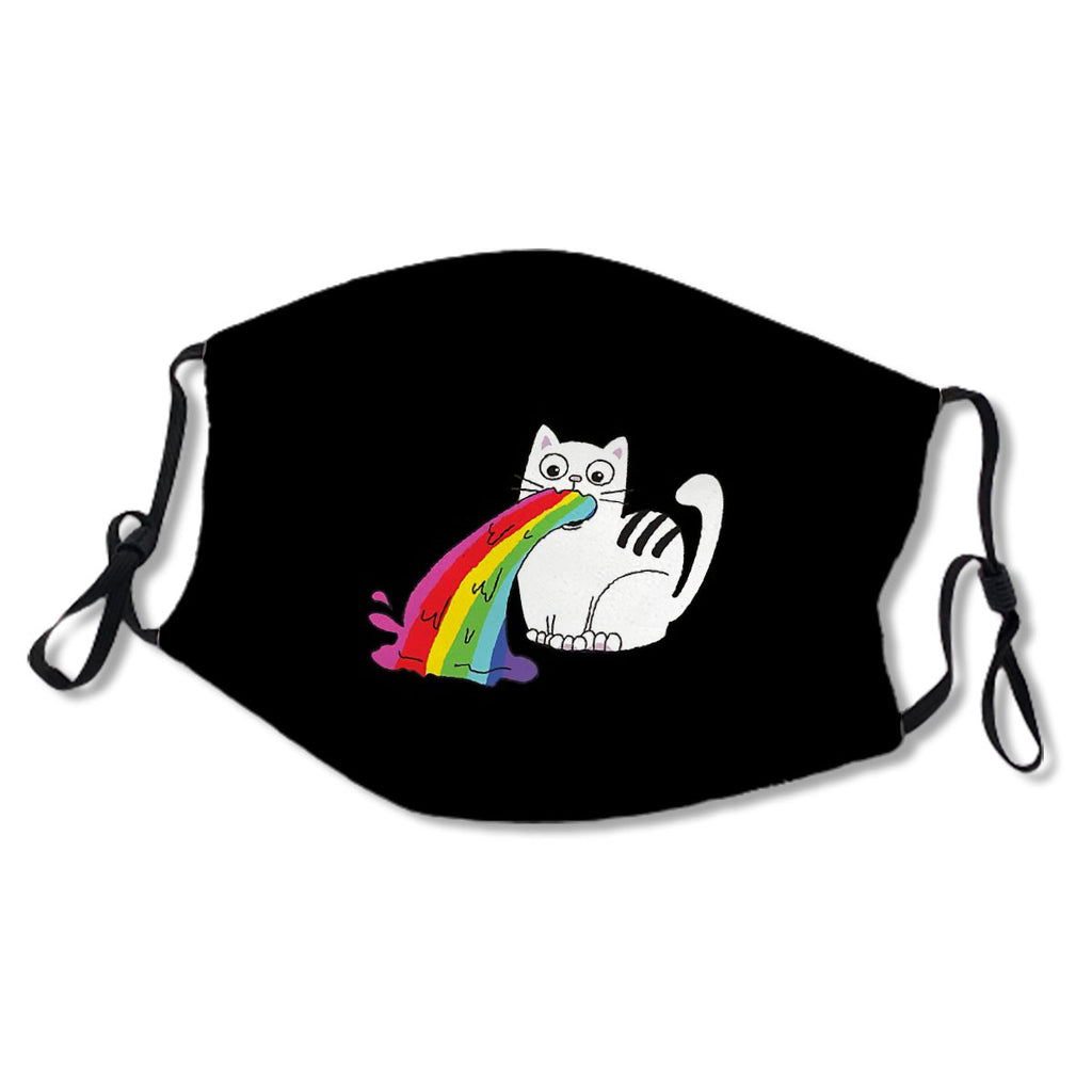 Rainbow Cat puke Mask No.A7AL6R