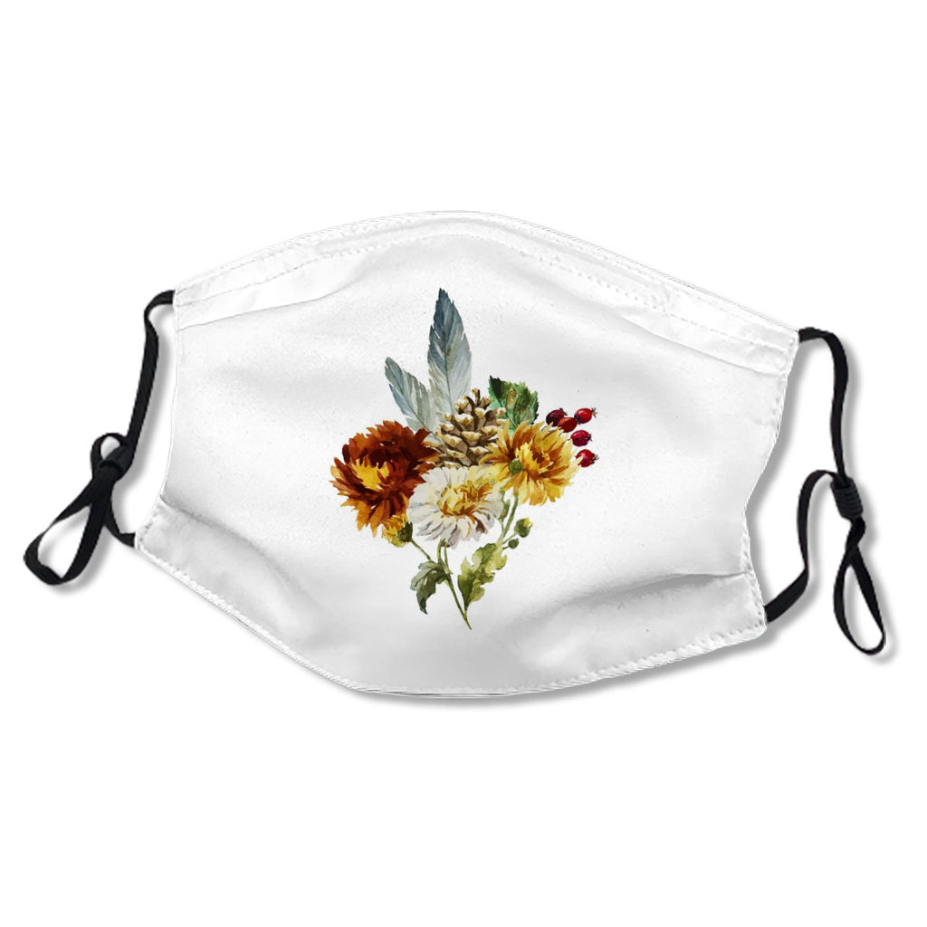 Boho Flowers Mask No.AAF3CV