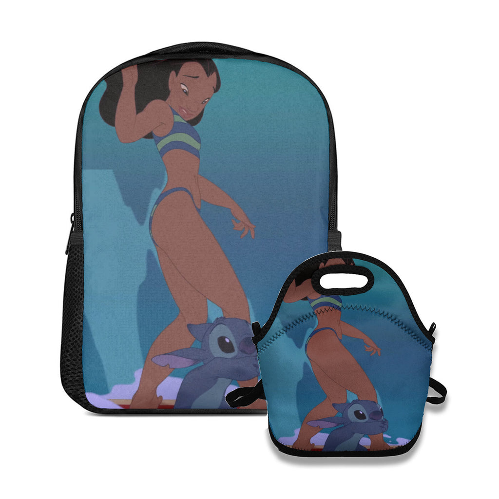 Lightweight and cute backpack and meal bag No.AFLW7W