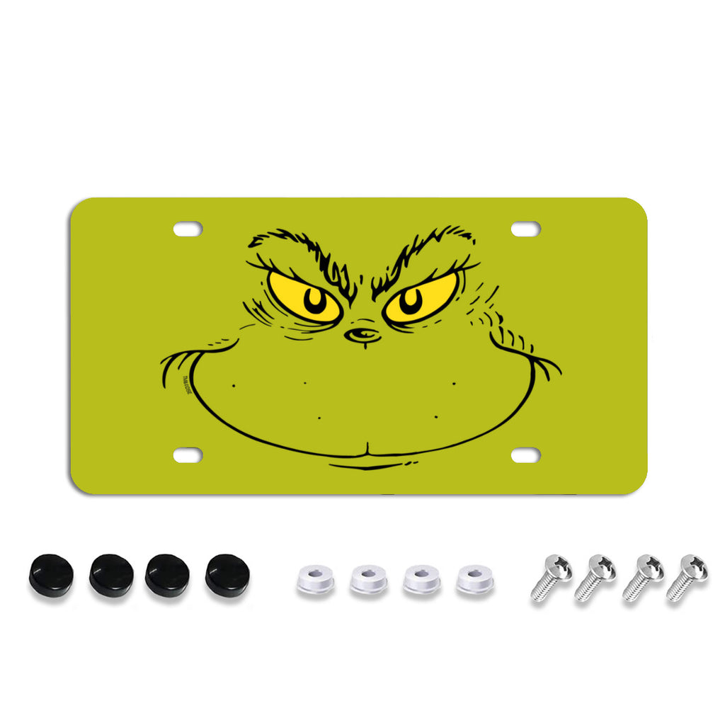 License Plate Covers, Unbreakable Tag Cover to Protect Your Car Front and Rear Plates, Fits All Standard US Plates, Screws Included No.AG4D7P