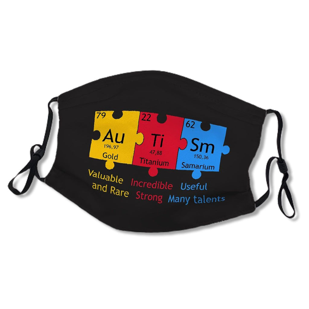 Autism Awareness Puzzle Chemical Element T-Shirt No.AKUOOQ