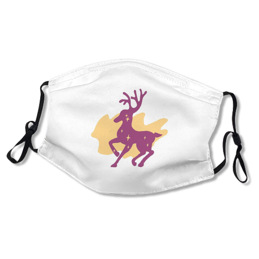 Christmas Deer Silhouette Cartoon Style No.AWF98C