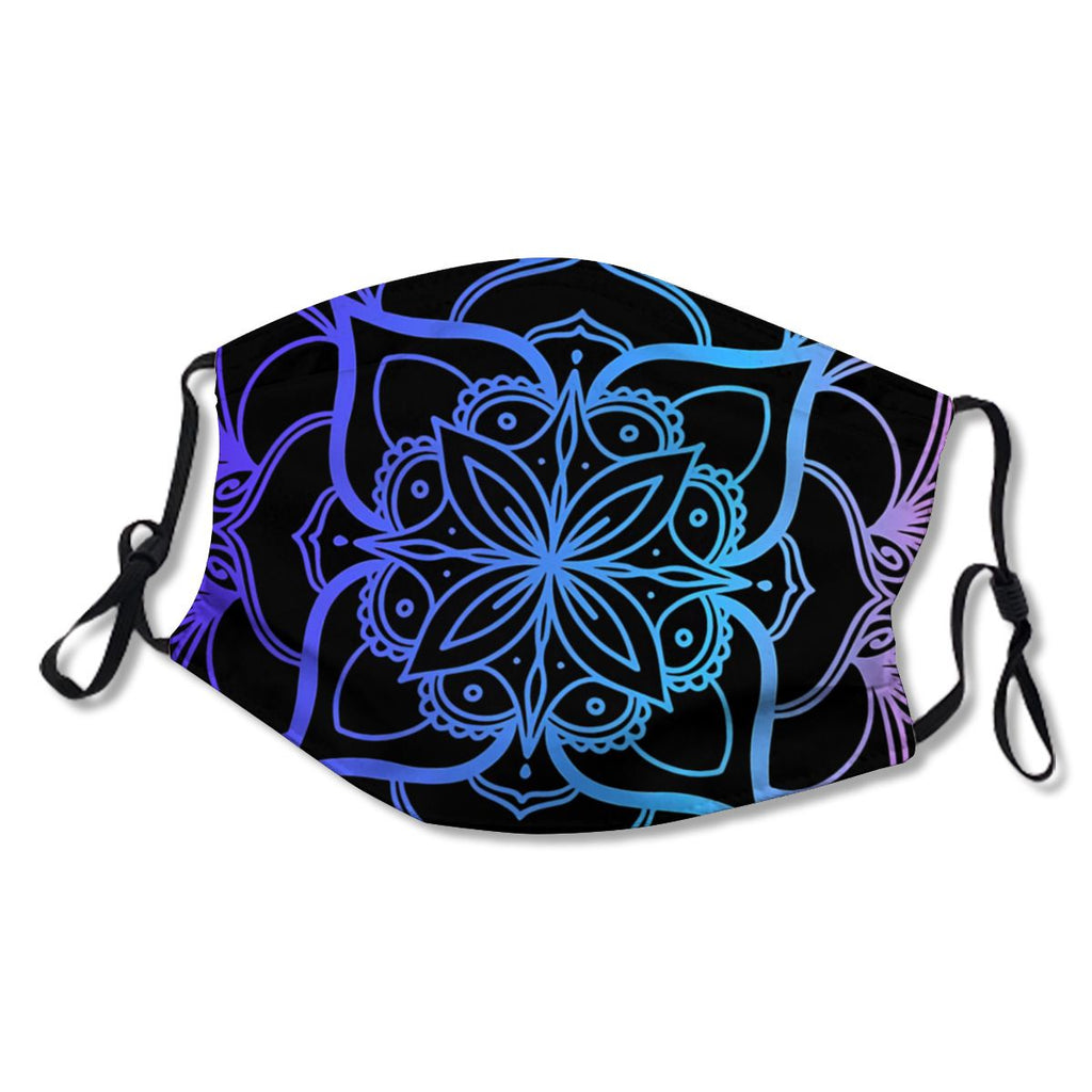 Gradient Flower Mandala Mask NO.B37WRX