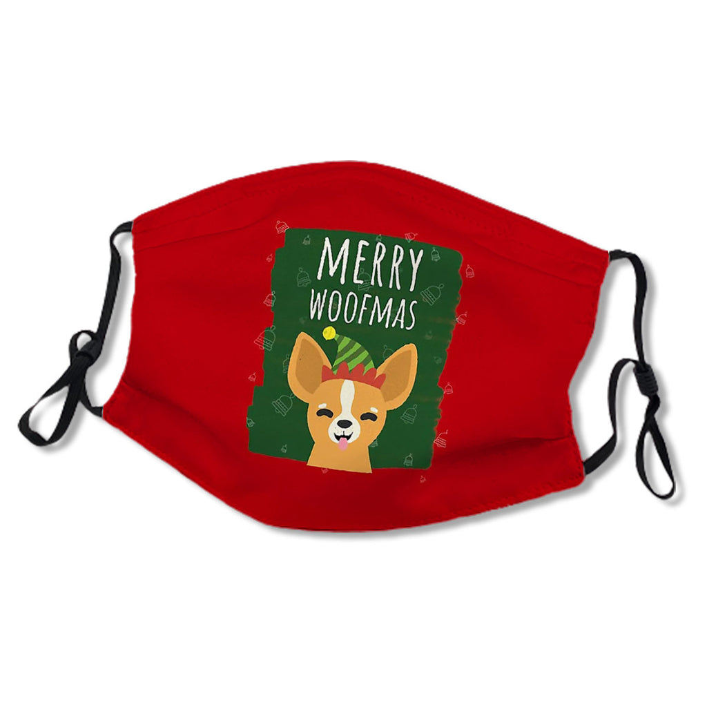 Merry Woofmas Christmas Festive Elf Hat Chihuahua Red No.B9E2XN