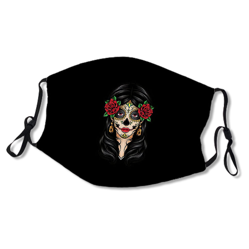 Dia de los Muertos, Skull Face Mask No.BCTGK4