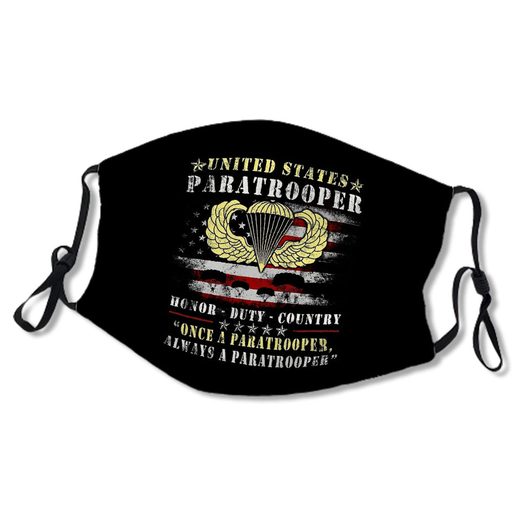 U.S Paratrooper. Honor, Duty, Country T-Shirt 4th of July, Patriotic Gift No.BEZY3P