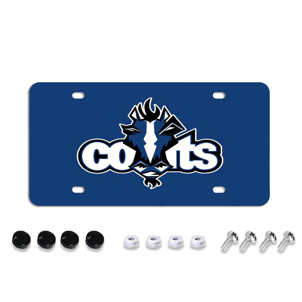 License Plate Covers, Unbreakable Tag Cover to Protect Your Car Front and Rear Plates, Fits All Standard US Plates, Screws Included No.BIG6O7