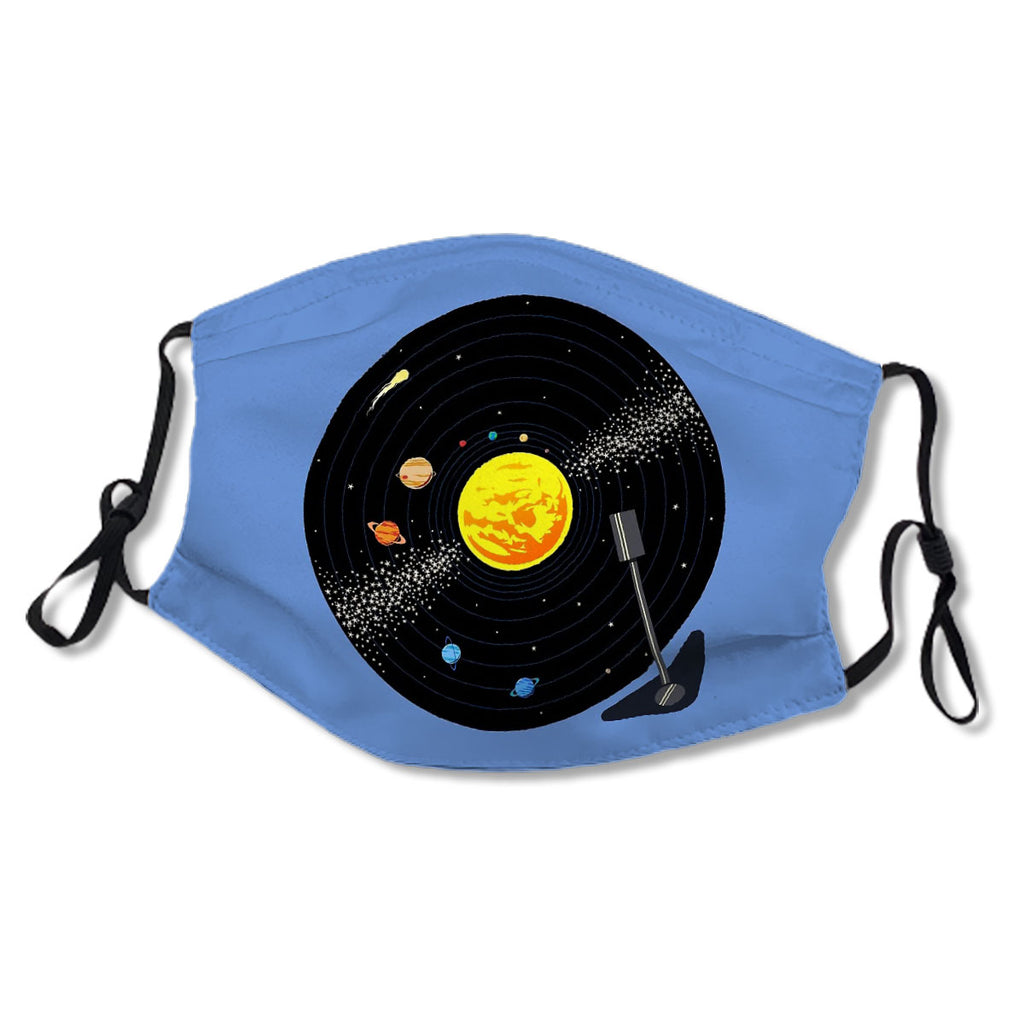 Solar System Vinyl Record Mask No.BK6J3K