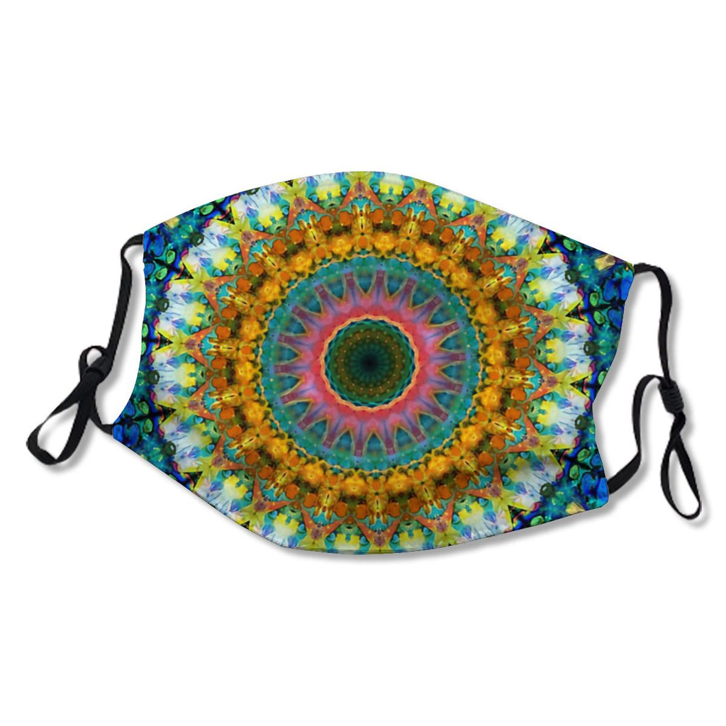 Miracle Mandala Art by Sharon Cummings Mask NO.BR5GUZ