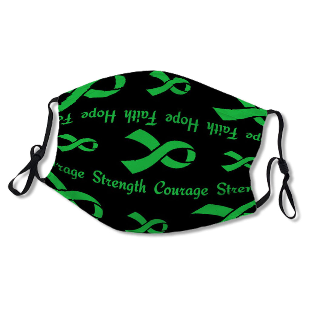 Green Hope Faith Strength Courage...Celiac Cloth NO. C7CWIT