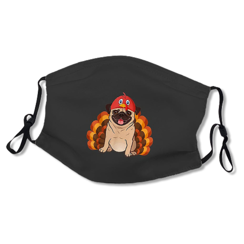 Turkey Pug Thanksgiving Funny No.CG6O6Z