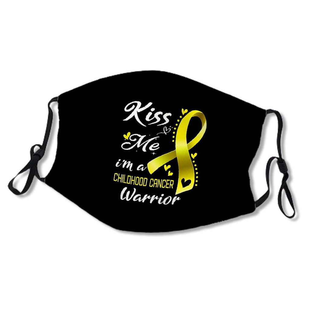Kiss Me I'm A Childhood Cancer Warrior No.CJOMC4