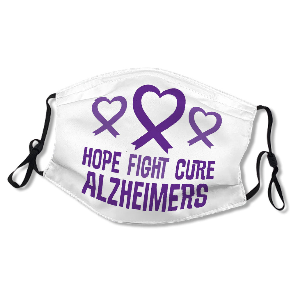 Alzheimers Disease Awareness Ribbon White Cotton NO. CKN6D7