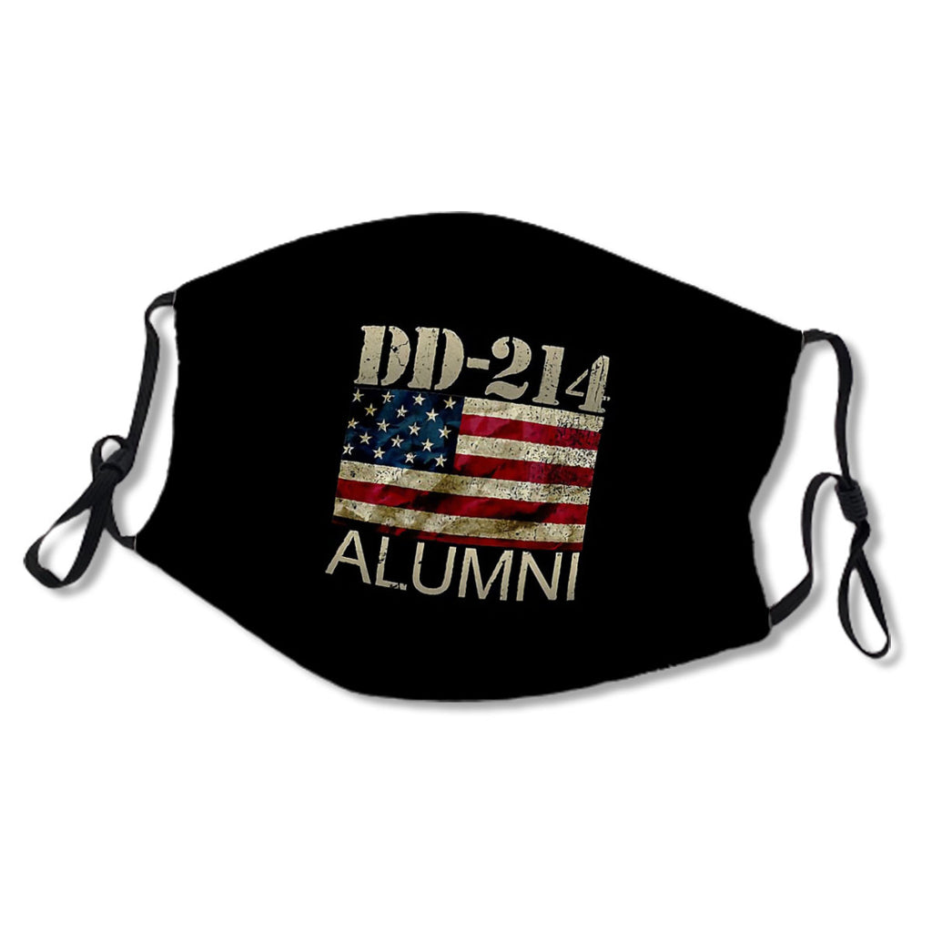 DD-214 Alumni Military Veteran Vintage American Flag No.CMR2QM