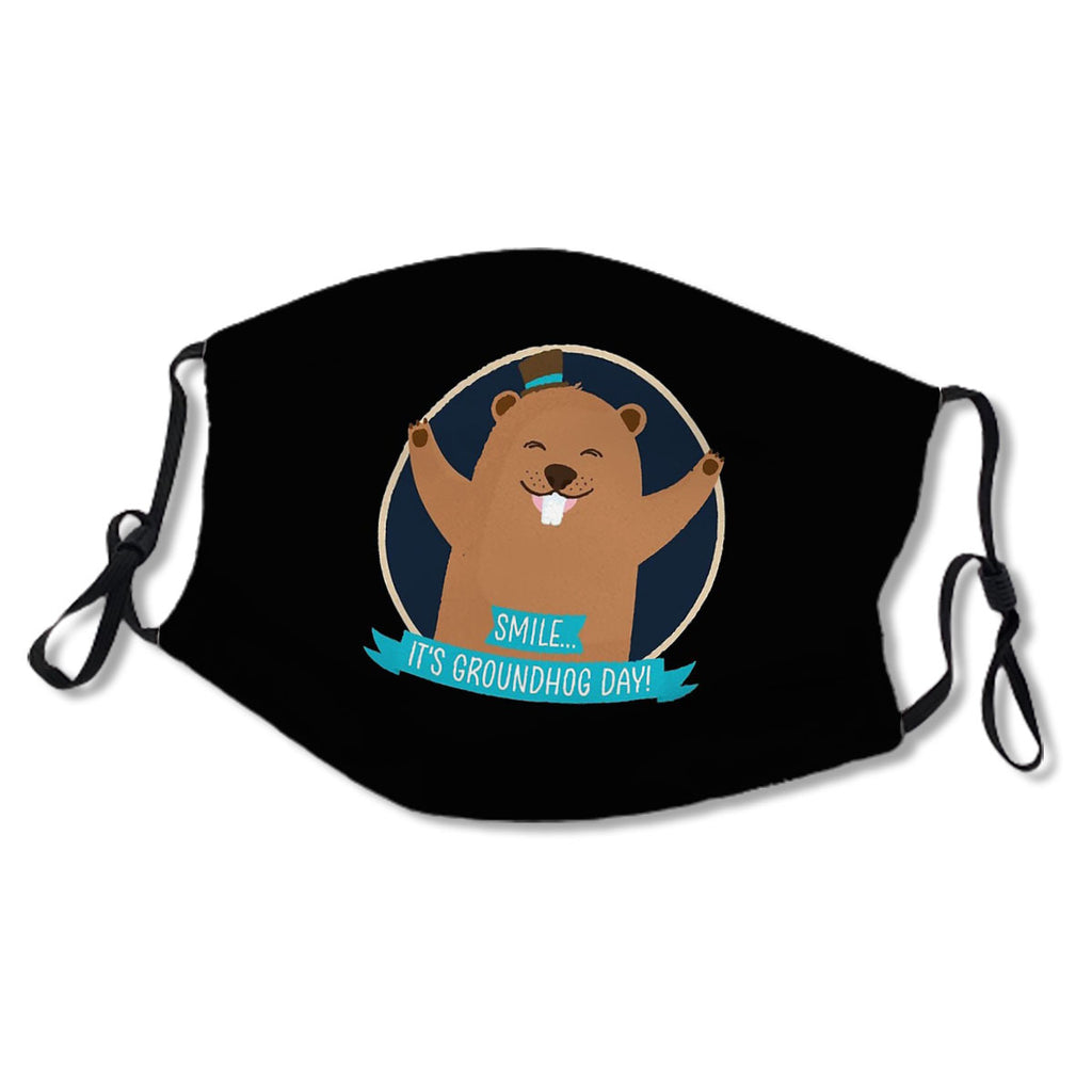 smile it's groundhog day - groundhog day 2021 funny gift groundhog lover No.CNBANW