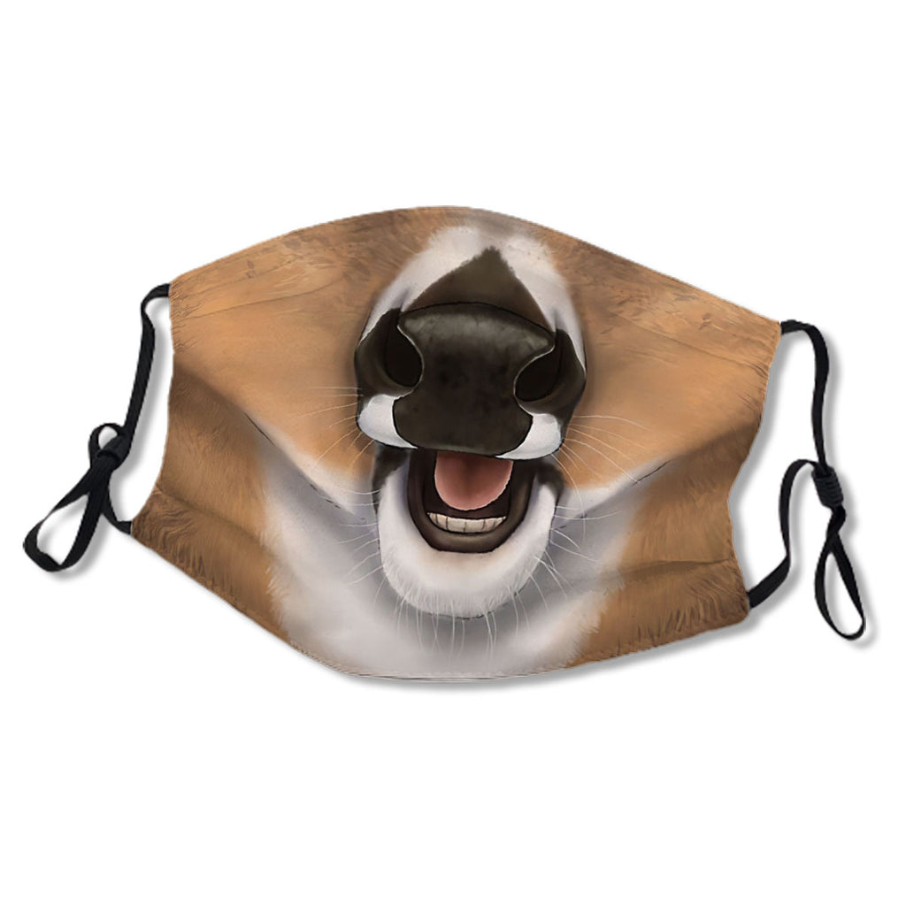 Dust Resistance 5-Layer Filter Whitetail Deer Face NO CU5N8W