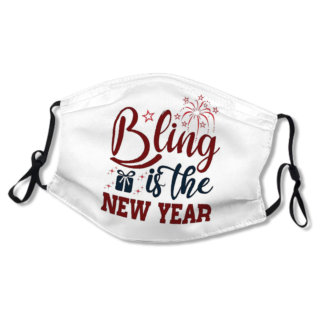 Happy New Year 2022 - Bling Is The New Year Mask No.Cuuw7S