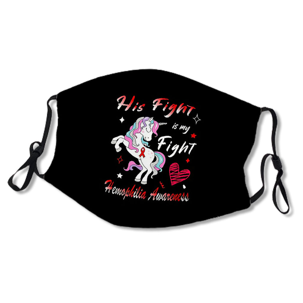 His Fight Is My Fight Hemophilia Awareness / Funny Unicorn Hemophilia Awareness Gift No.CVF94K