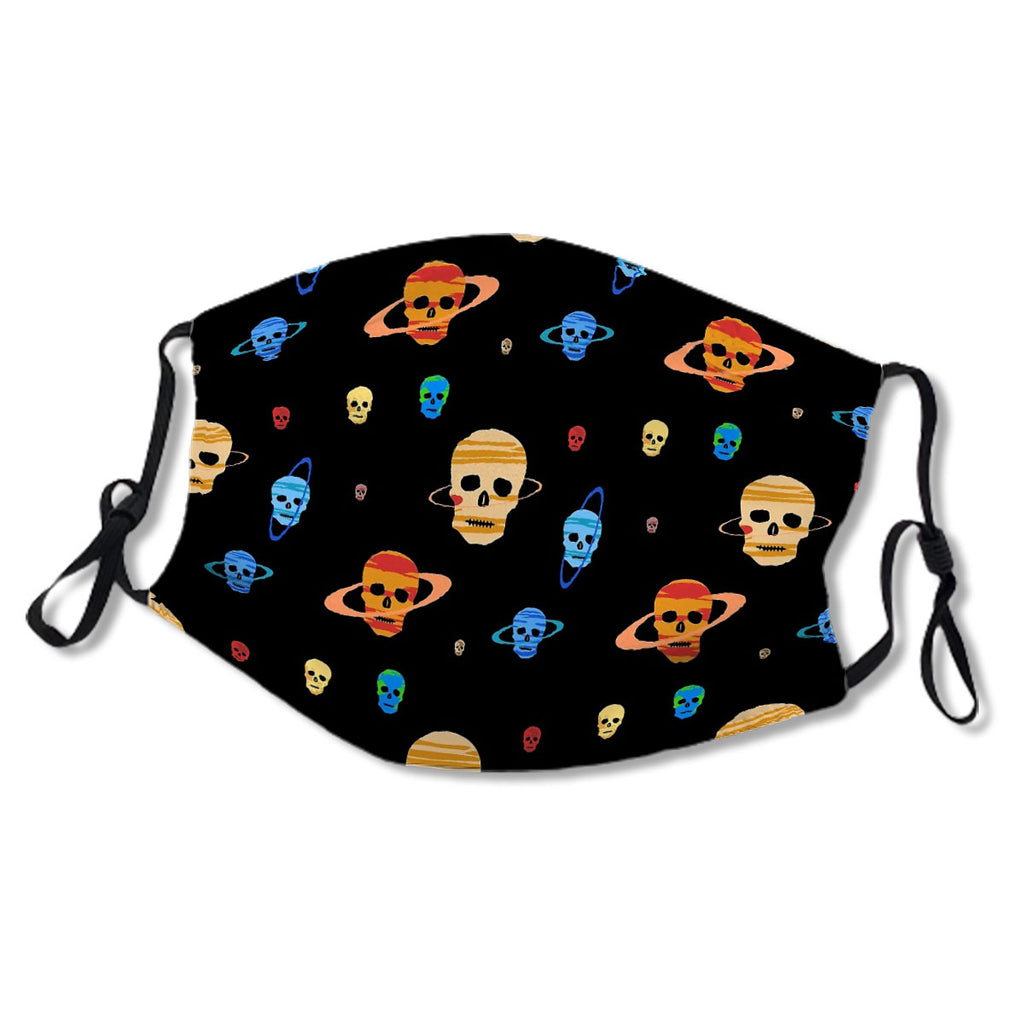 Skull Planets pattern Mask No.CWO4WS