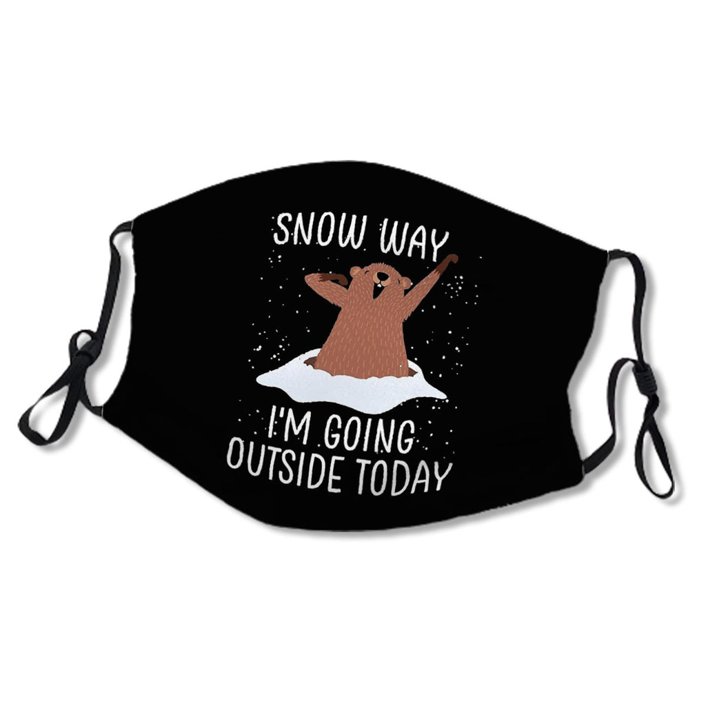 snow away i'm going outside today - groundhog funny gift groundhog lover No.DMKPI6