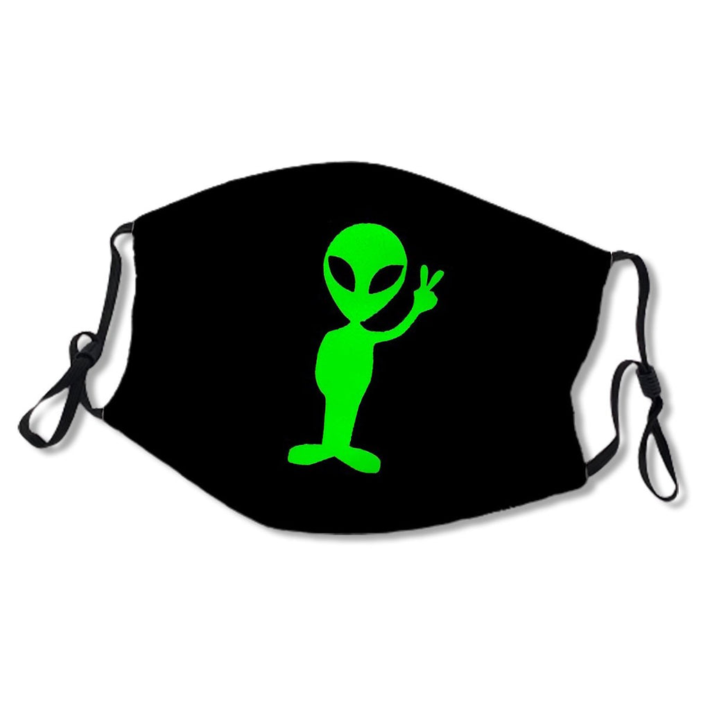 peace sign alien cute  Kids/Adult Mask No.DNH26E