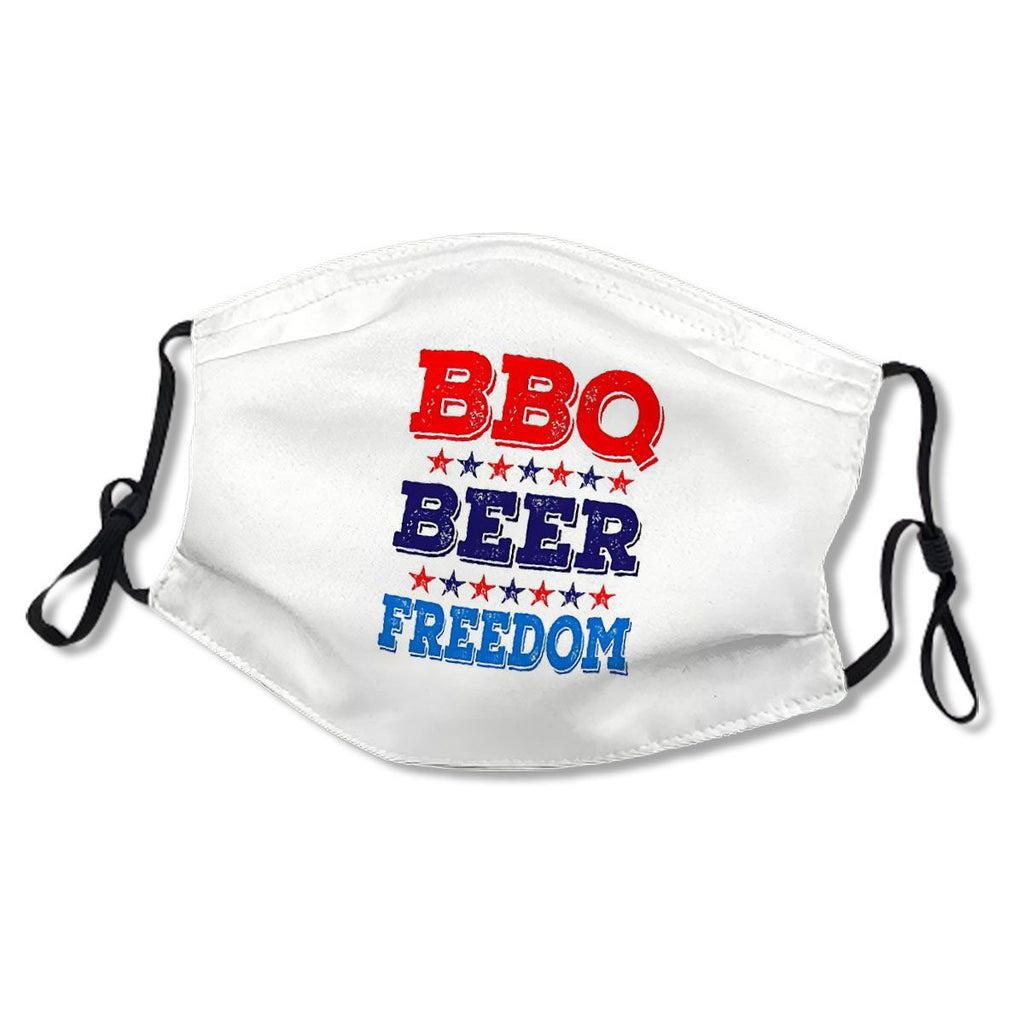 BBQ Beer Freedom Patriotic USA Vintage Funny Retro Party No.DP4PBT