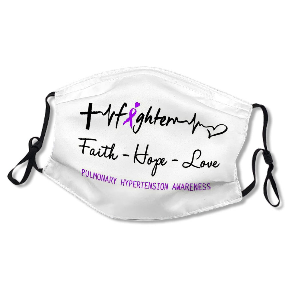 Fighter Faith Hope Love Pulmonary Hypertension Awareness No.DZN9N2