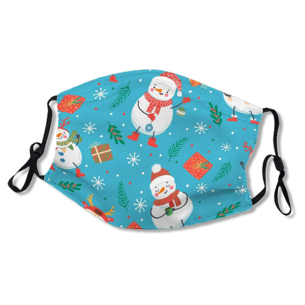 Snowman Seamless Pattern Cute Funny Snowmen No.E7L36V