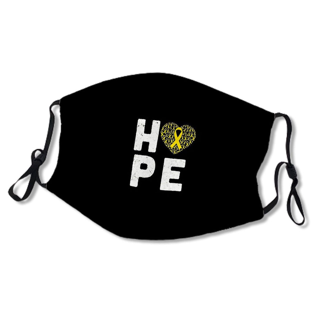 Childhood Cancer Fighter Hope Gold Ribbon Awareness Shirt & Hoodie No.E8XTFO