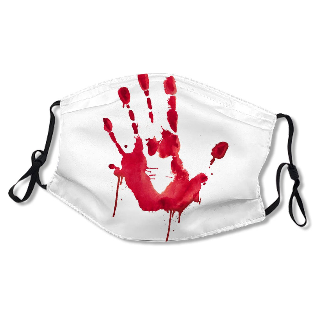 Bloody Handprint Halloween No. ECS7WN