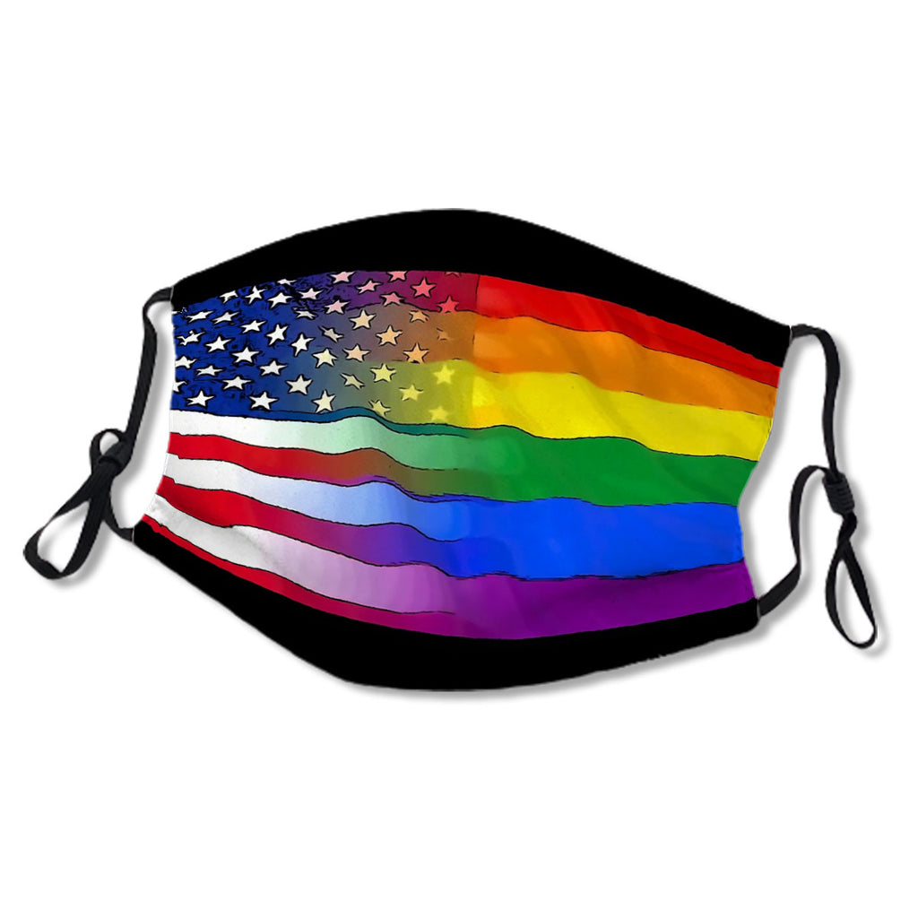 Pride Rainbow American Flag No.EQ3YR8