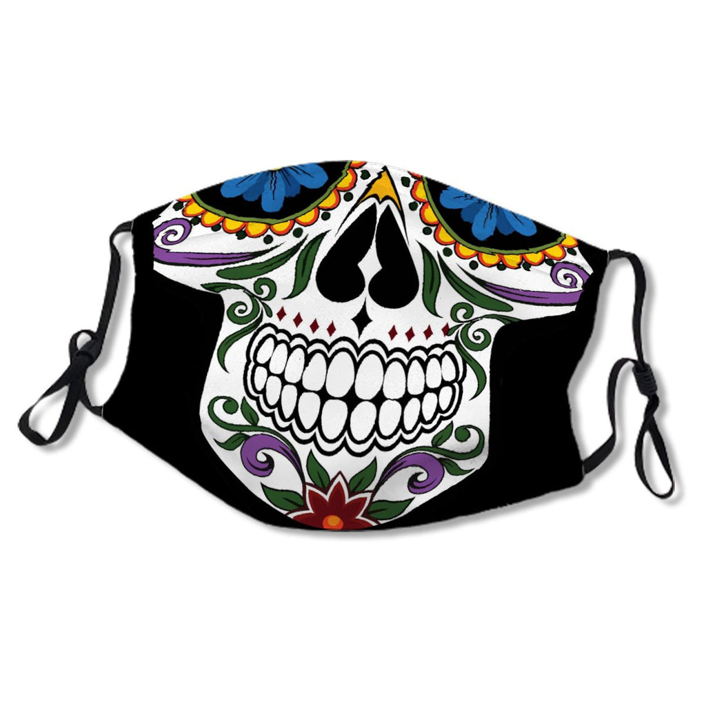 Colourful Day Of The Dead Sugar Skull No. EVV69Z
