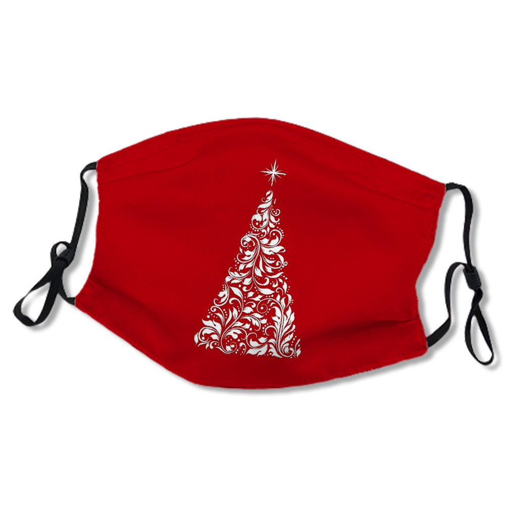 White Christmas Tree Mask No.F5YY92