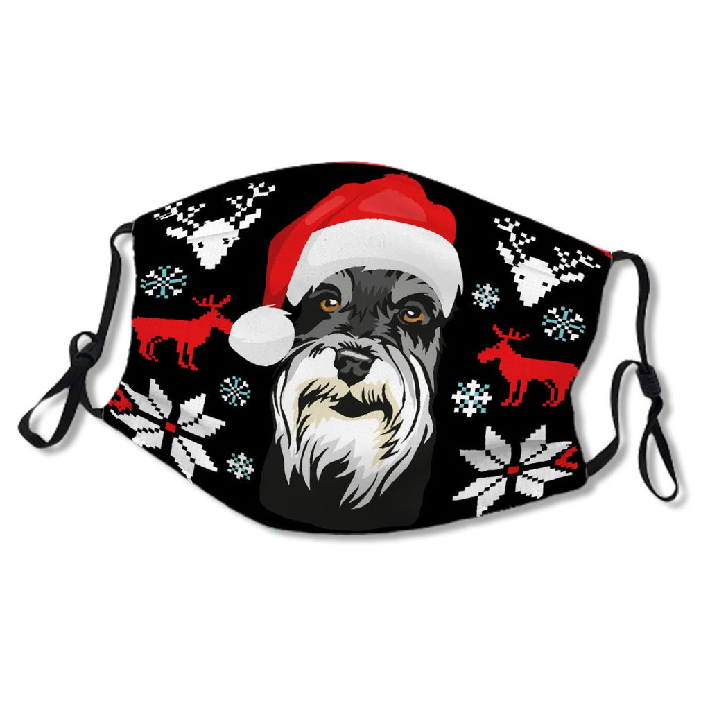 Merry Woofmas Miniature Schnauzer X-Mas No. FA3KDP