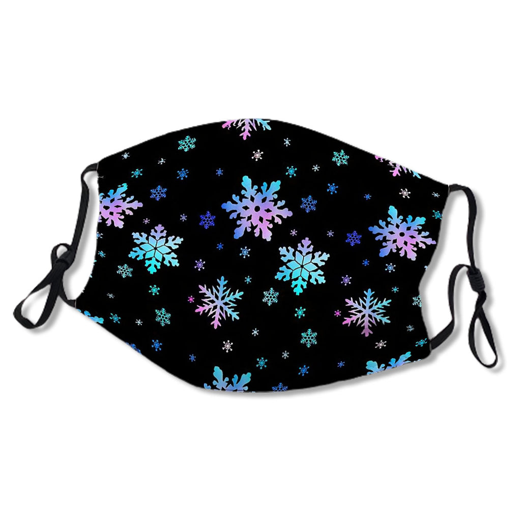 Neon Colorful Snowflakes Mask No.FE24JO