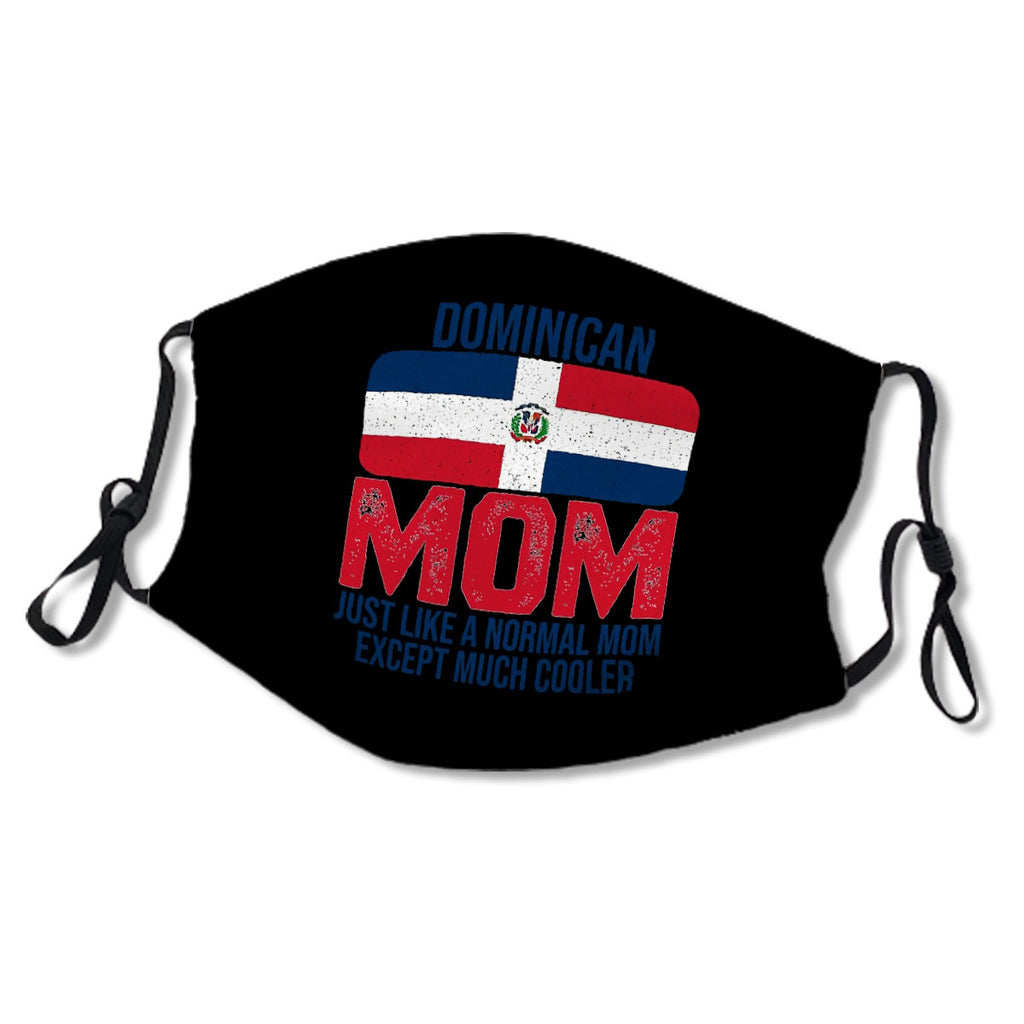 Dominican Mom Dominican Republic Flag For Mother's Day No.FIBF27