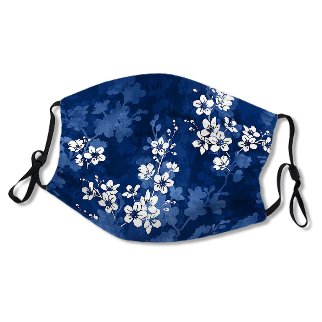 Sakura blossom in deep blue No.FO2S62