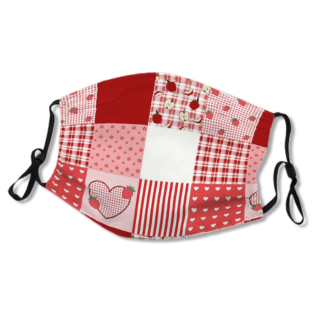 Valentine's Red and White Patchwork No.FVOQBM