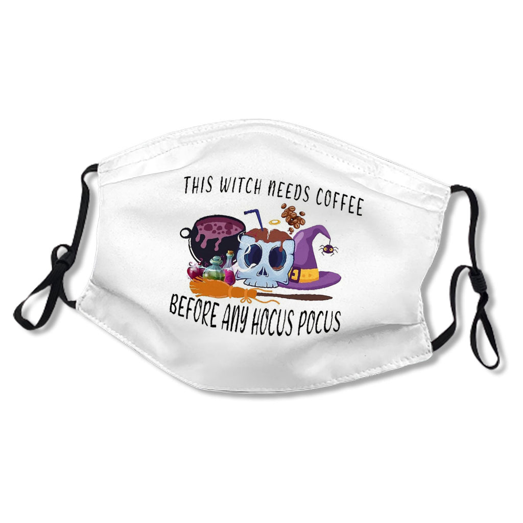 This Witch Needs Coffee Before Any Hocus Pocus Halloween Mask No.Fzwi4L